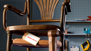 repaired-thonet-chair A repiaired Thonet chair (Photo: Leo Veger source: http://www.premsela.org/activity/-/activity-135/en)