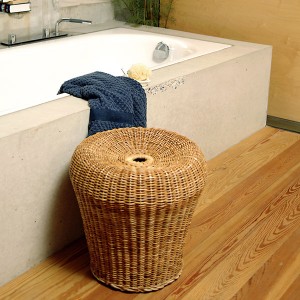 lampert-eiermann-e14 E 14 Rattan Stool by Egon Eiermann from Lampert