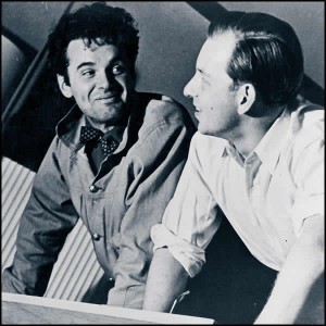 charles-eames-eero-saarinen Charles Eames and Eero Saarinen at Cranbrook Academy (photo © Cranbrook Archives)