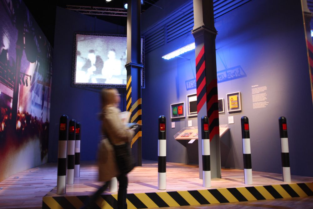 V&A Museum London British Design 1948-2012 Innovation in the Modern Age FAC 51 Hacienda Ben Kelly V&A Museum London British Design 1948-2012 Innovation in the Modern Age FAC 51 Hacienda Ben Kelly