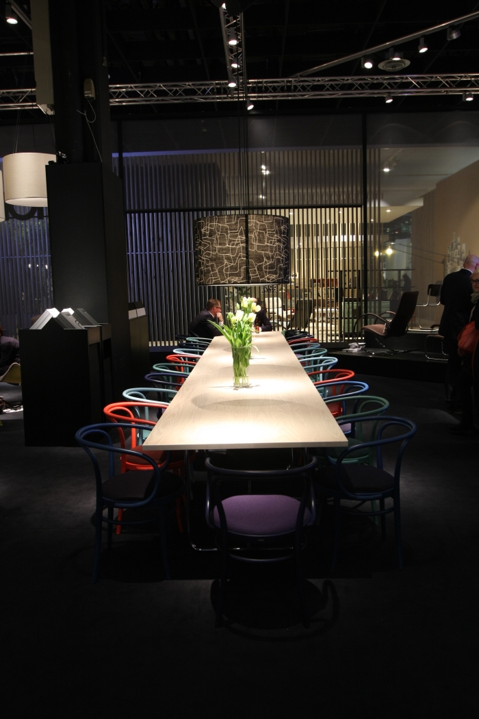 IMM Cologne 2015 Thonet coloured bentwood IMM Cologne 2015 Thonet coloured bentwood