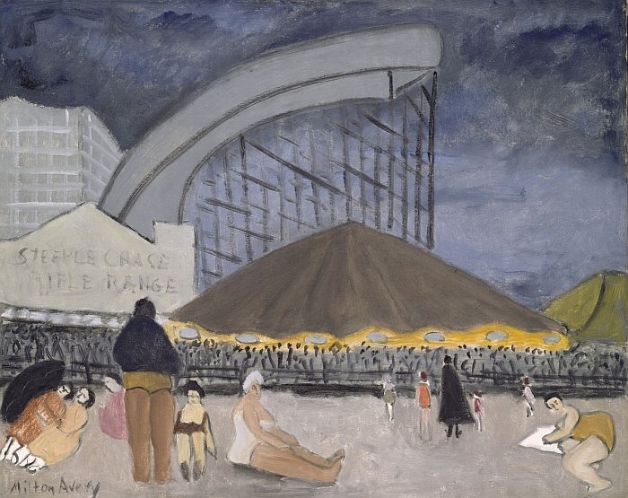 Milton Avery (American, 1885–1965). The Steeplechase, Coney Island, 1929. © 2013 Milton Avery Trust/Artists Rights Society (ARS), New York