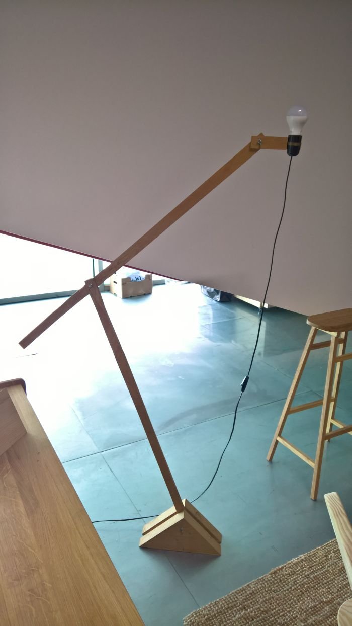 Heron Lamp by woodmade, as seen at now! le Off!, Paris Design Week 2017