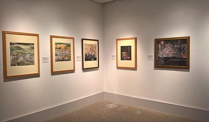 1920s paintings by Charles Rennie Mackintosh and Margaret Macdonald, as seen at Charles Rennie Mackintosh. Making the Glasgow Style, Kelvingrove Art Gallery and Museum, Glasgow