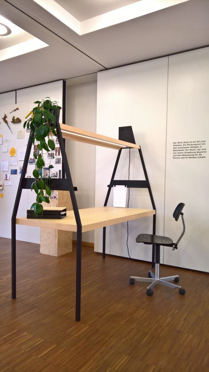 Work Desk by Julius Cober, as seen at Finale 2018, Akademie für Gestaltung Münster