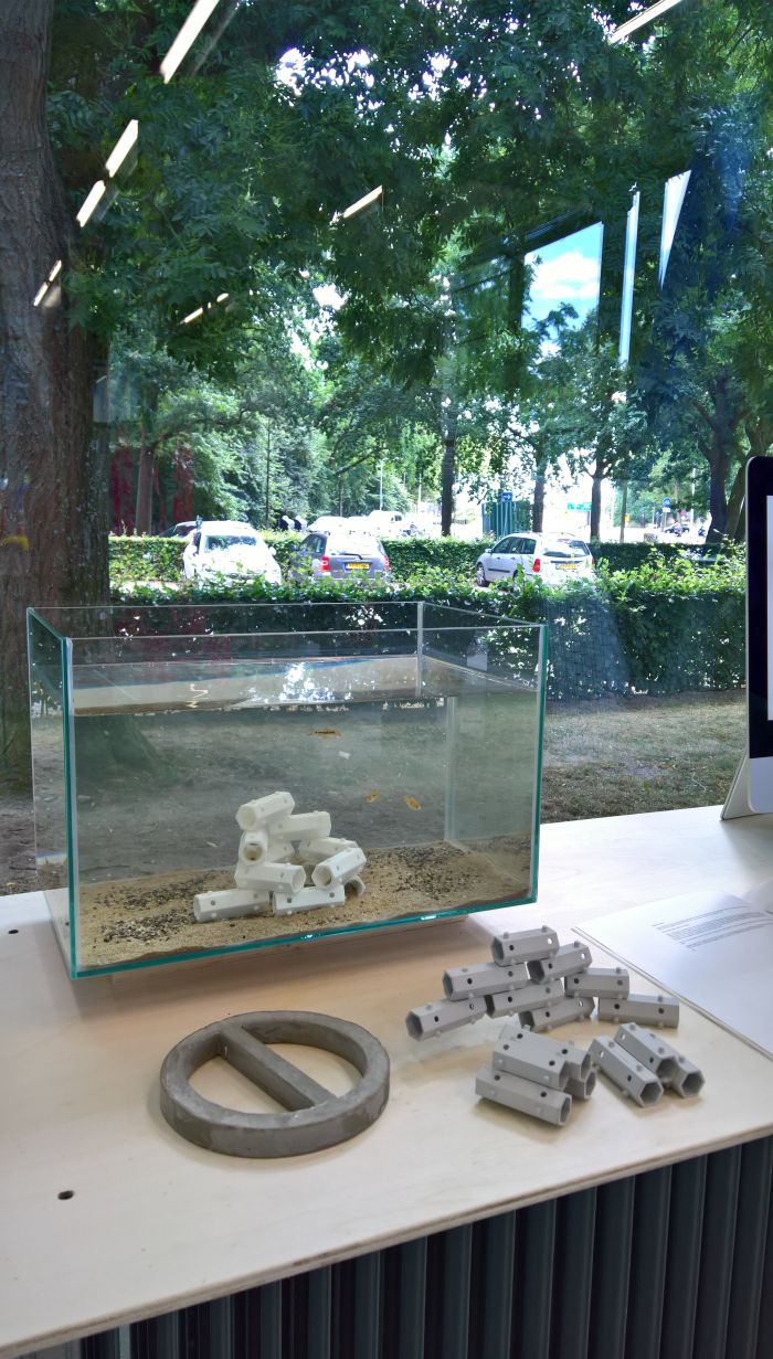 Aquatic Biotecture by Maxim Robbe Dijkstra, specifically a simulation of Fish Hotel, as seen at ArtEZ Academy of Art & Design Arnhem Liberty 2018
