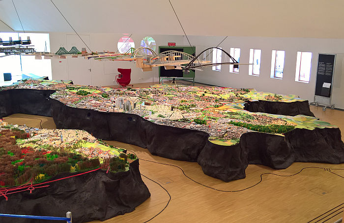 A model of Frankfurt, as viewed from the EFATE