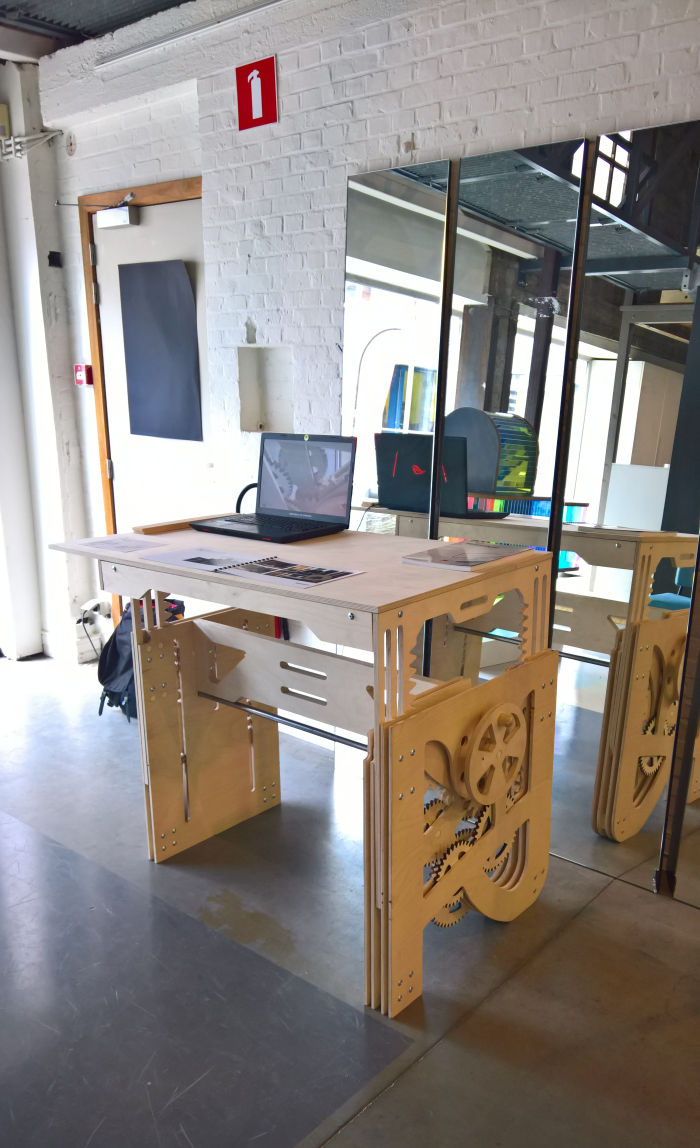 Gear-it The adjustable by Joris Vos, as seen at Interieur Design & Architectuur, Thomas More University Mechelen