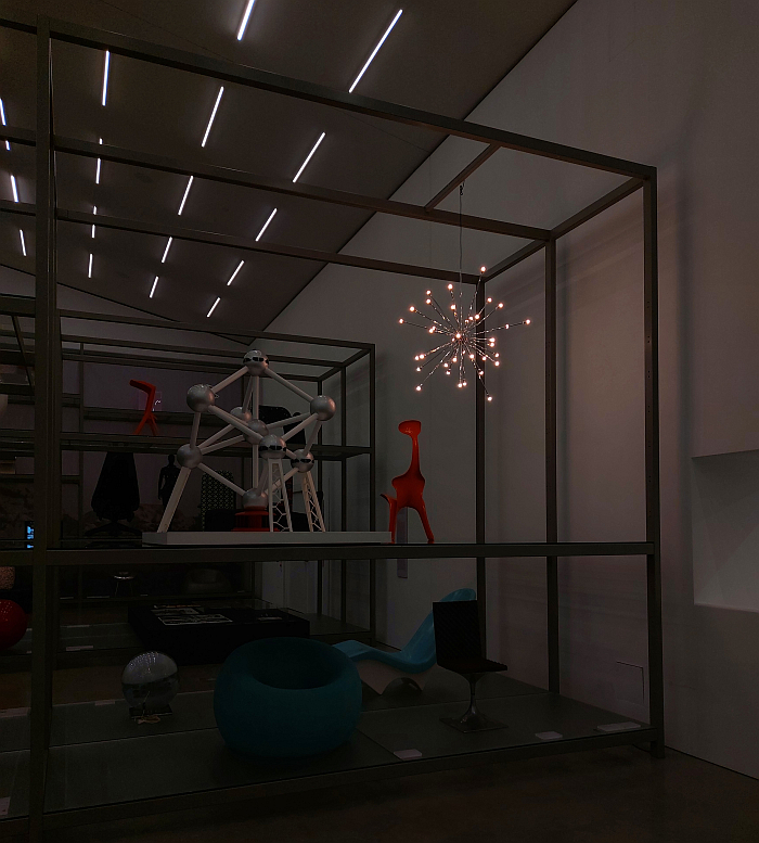 The Galaxy Lamp by Charles and Ray Eames (and Don Albinson), as seen at Science Fiction Design: From Space Age to Metaverse, Vitra Design Museum Schaudepot, Weil am Rhein