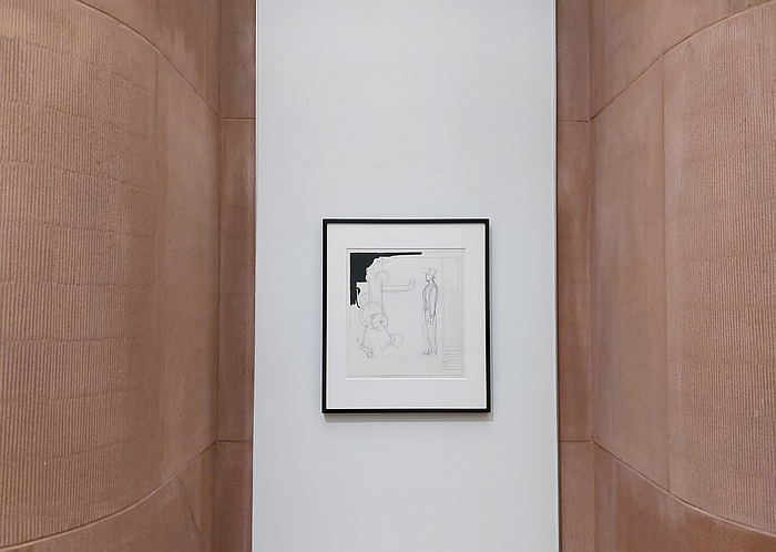 Tap dancer versus Tap Machine, Xanti Schawinsky, 1924, as seen at Play, Life, Illusion. Xanti Schawinsky, Kunsthalle Bielefeld