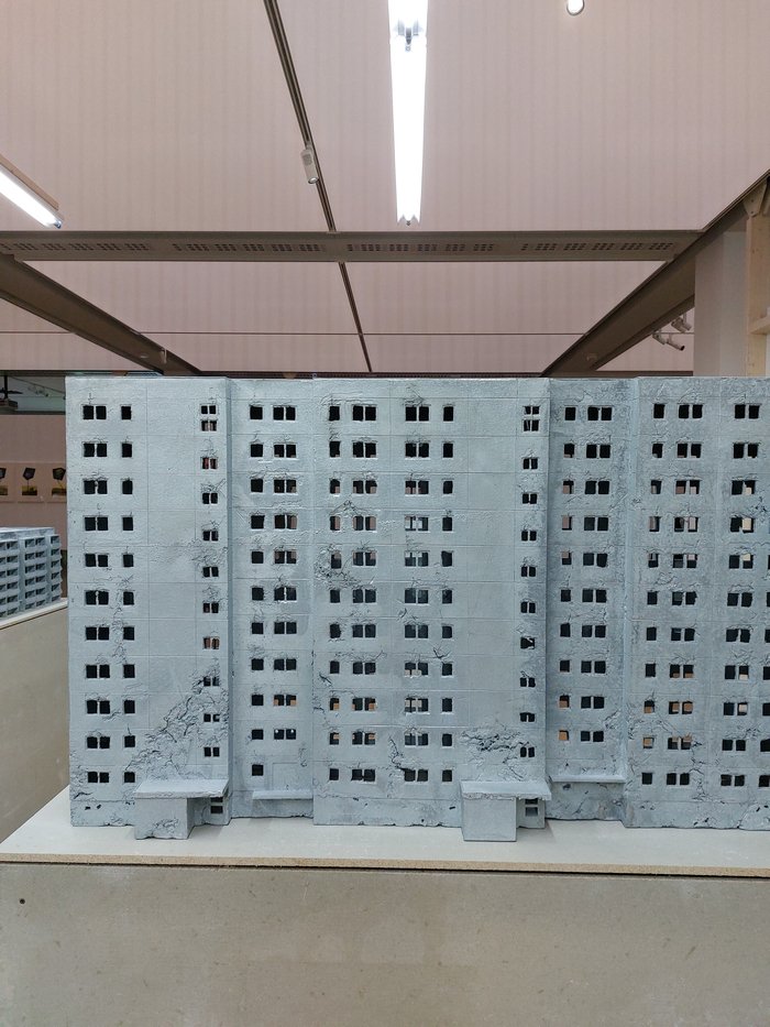 Part of Grauzone by Markus Draper, as seen in Wohnkomplex: Art and Life in Plattenbau, Das Minsk, Potsdam