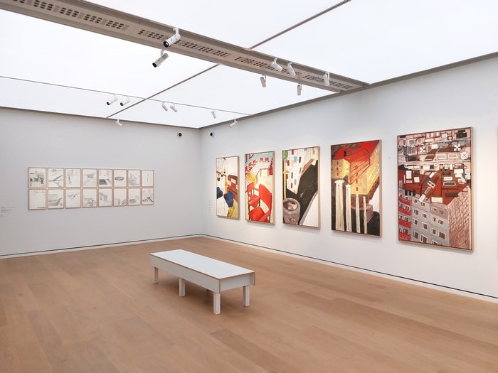 Works by Sabine Moritz, as seen in Wohnkomplex: Art and Life in Plattenbau, Das Minsk, Potsdam