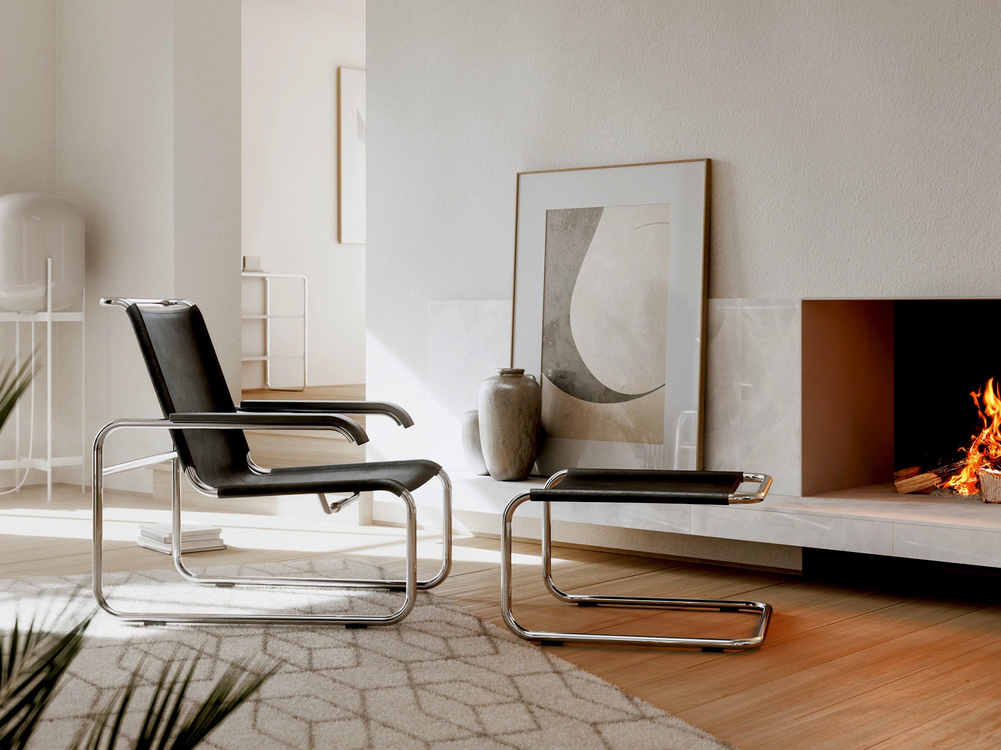 Thonet S 35 L Freischwinger