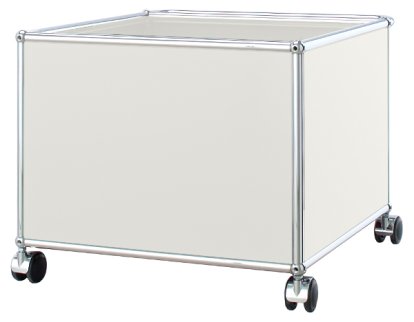 USM Haller Mobile Pedestal for Kids, Pure white RAL 9010, H 43 x W 53 x D 53 cm