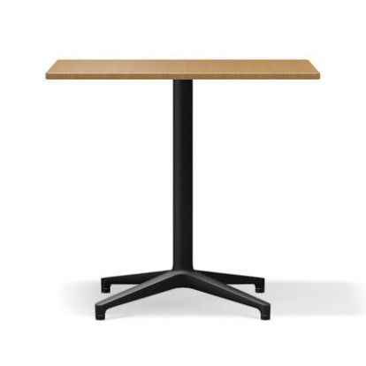 Bistro Table Indoor, Rectangular (640x796 mm), Light oak veneer