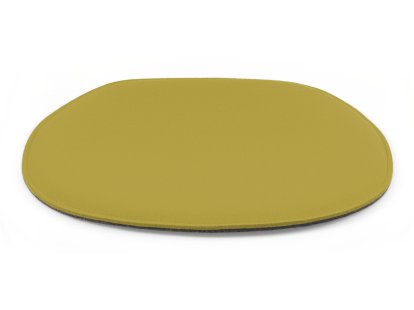Seat Pad for Eames Side Chairs, With upholstery, Mustard