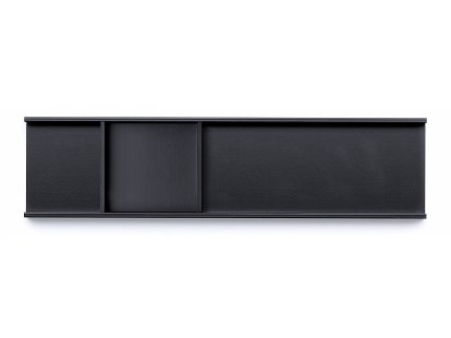 Tray Meterware, Shallow (2,5 cm), deep black, Shallow (1,9 cm), deep black