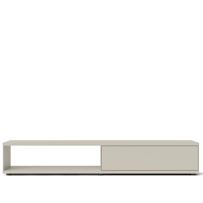 Flow Q Lowboard, 200 cm, 33,6 cm (drawer), Silk