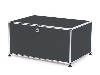 USM Haller Printer Container, 75 cm, Anthracite RAL 7016, With feet