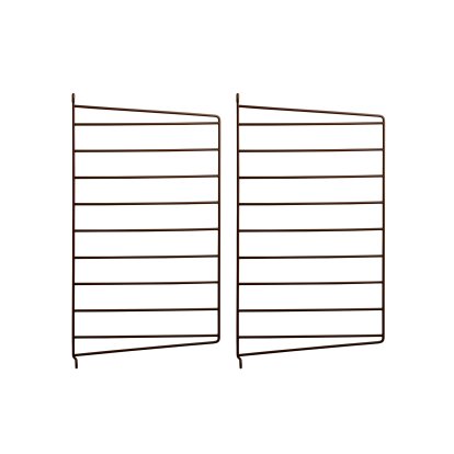 String System Wall Panel, Set of 2, 50 x 30 cm, Brown