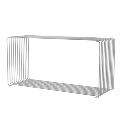 Panton Wire Extended Shelf, 26 cm, Chrome-plated