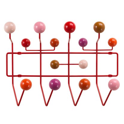 Hang It All Rack, Warm: Balls red tones, glossy