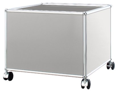 USM Haller Mobile Pedestal for Kids, Light grey RAL 7035, H 43 x W 53 x D 53 cm