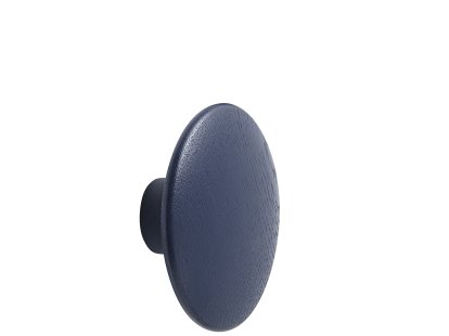 The Dots Hook, M (Ø 13 cm), Midnight blue