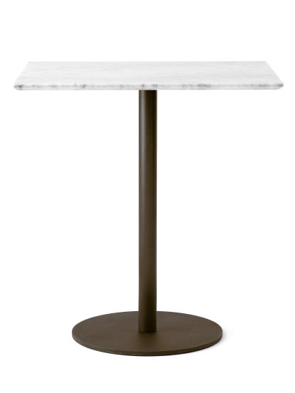 In Between SK16 Bistro Table, SK16 rectangular, Bianco carrara / Bronzed 
