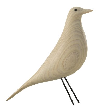 Eames House Bird , Ash cotton white, oiled