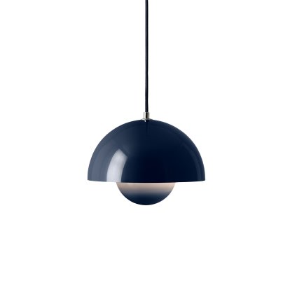 Flowerpot VP1 Pendant Lamp, Steel blue