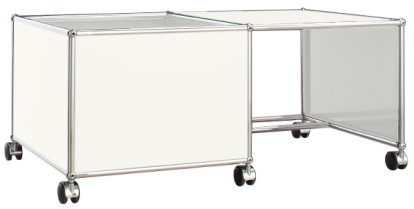 USM Haller Mobile Desk for Kids, Case left, Pure white RAL 9010