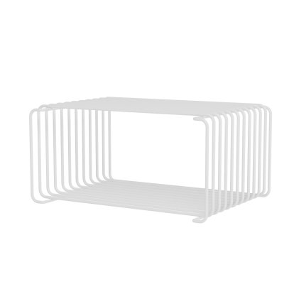 Panton Wire Low Shelf, 26 cm, Snow