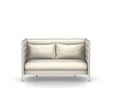 Alcove Sofa, Two-seater (H94 x W164 x D84 cm), Credo, Crème