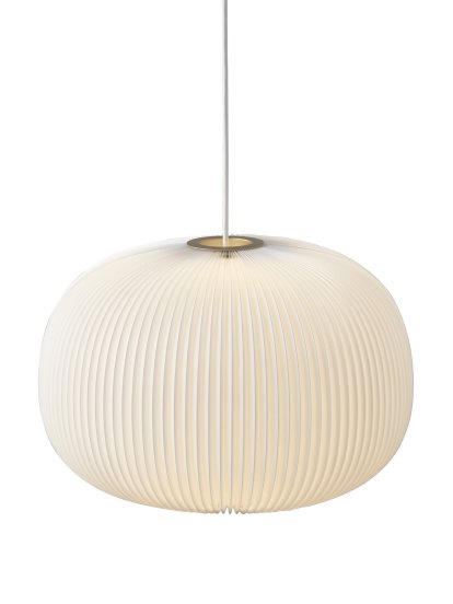 Lamella Pendant Lamp, 1: H 33 x Ø 46 cm, Golden