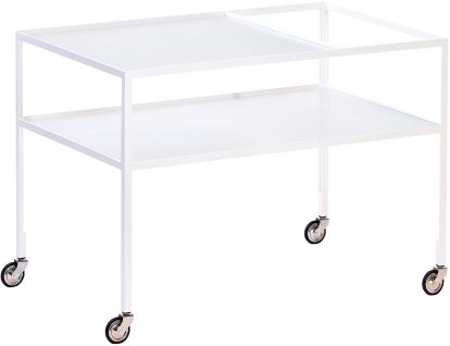Hirche Bar Trolley, Pure white (RAL 9010)