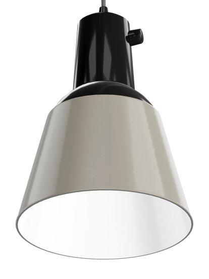 K831 Pendant Lamp, Concrete grey enamelled