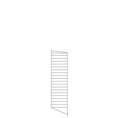 String System Floor Panel, Single, 115 x 30 cm, Dark grey