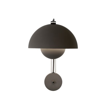 Flowerpot VP8 Wall Lamp, Matt black