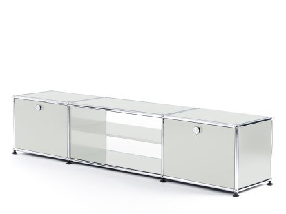 USM Haller TV-Table, Light grey RAL 7035