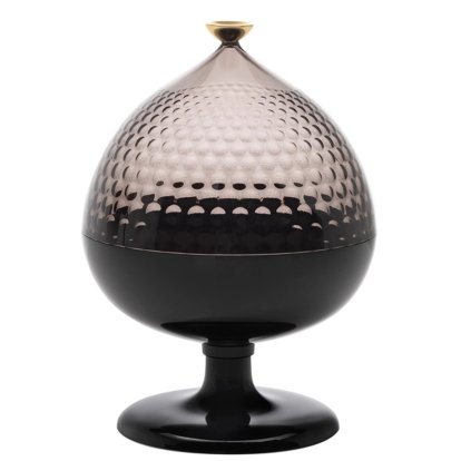 Pumo Table Container, Smoke-grey