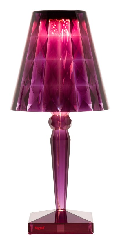 Big Battery Table Lamp, Plum