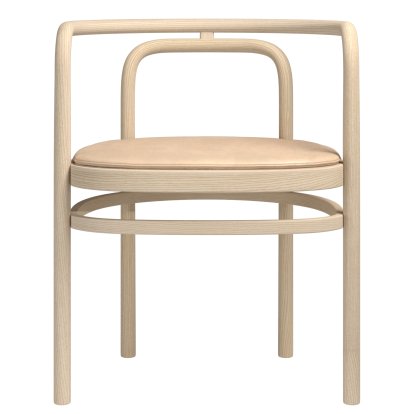 PK15 Chair, Natural ash, With seat cushion
