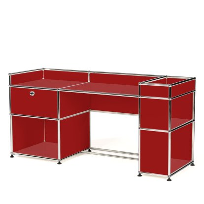 USM Haller Kids Desk, USM ruby red
