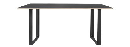 70/70 Table, L 170 x W 85 cm, Black, Black