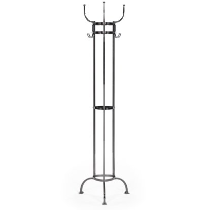 Nymphenburg Coat stand, Black powder-coated brass
