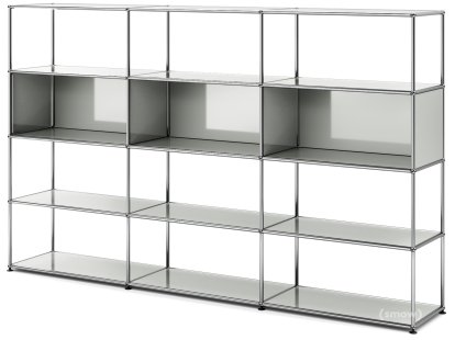 USM Haller Living Room Shelf XL Type 1, Light grey RAL 7035