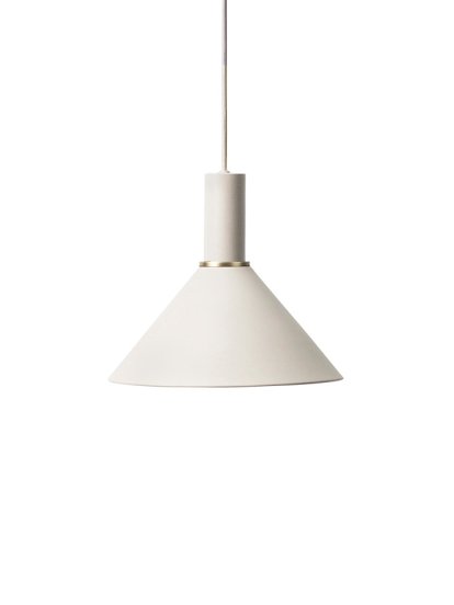 Collect Lighting, Low, Light grey, Cone, Light grey