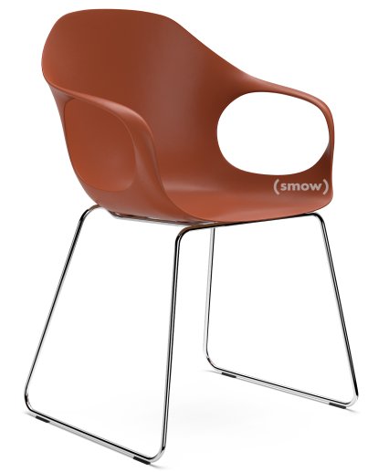 Elephant Sledge, Terracotta, Chrome-plated Steel