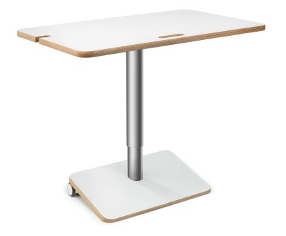 Ongo Spark Desk, White/Silver